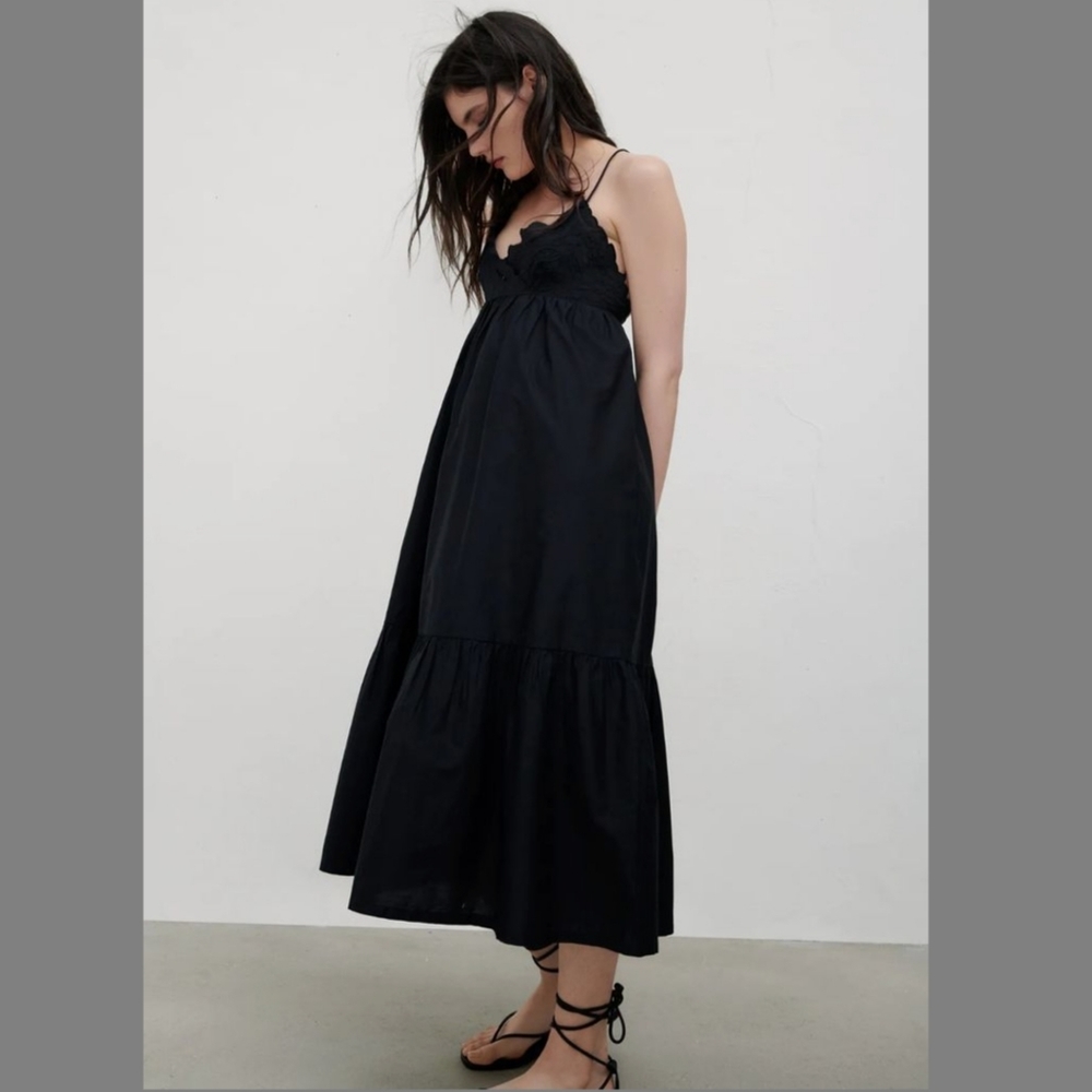 BNWT! Zara Embroidered dress